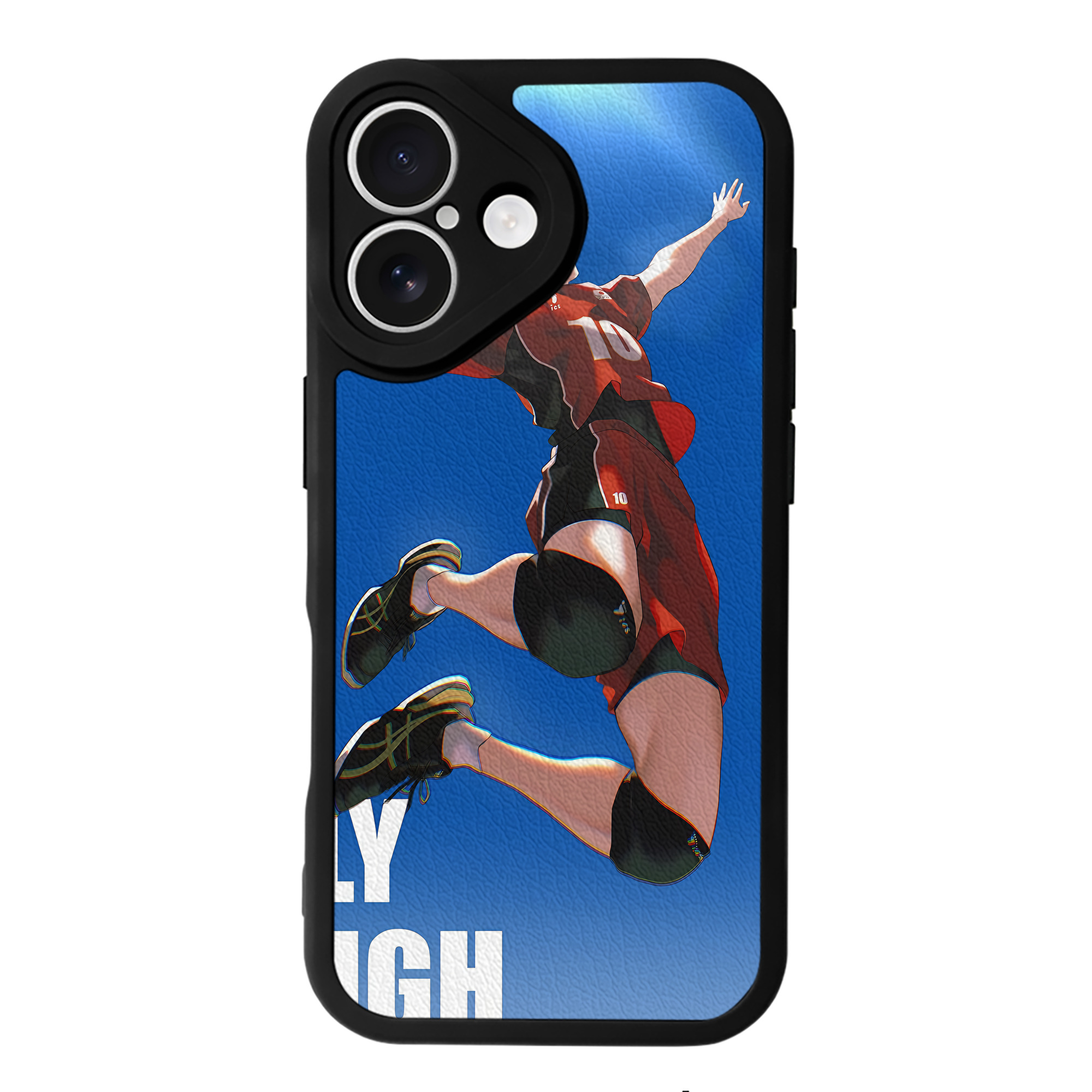 （画像用） ハイキュー!! Haikyu!! 【iPhone 16シリーズ対応】シリコンスマホケース（レザー調） 材質：シリコン